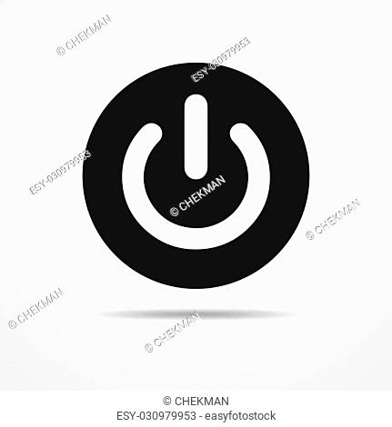 431x470 Vector Black Power Button Stock Photos And Images Age Fotostock