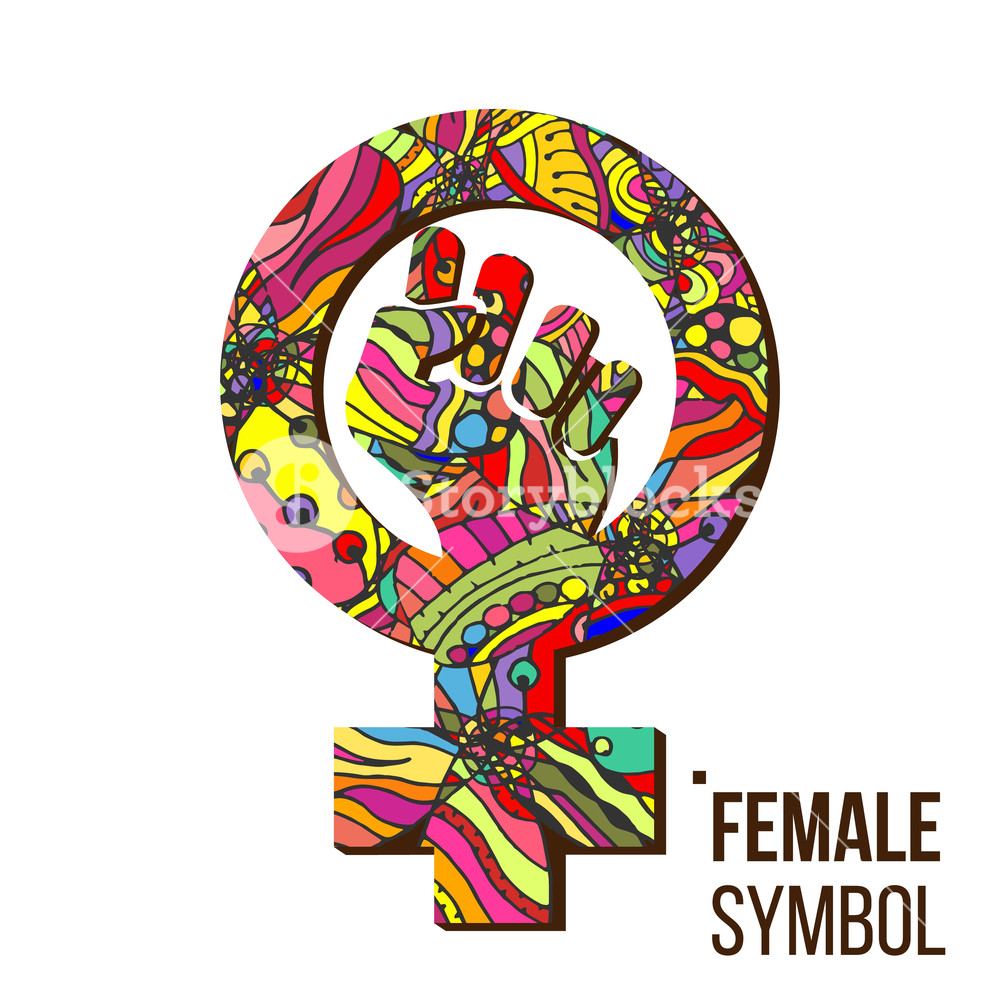 1000x1000 Feminism Symbol Vector Feminism Power Lgbt Society Female Icon