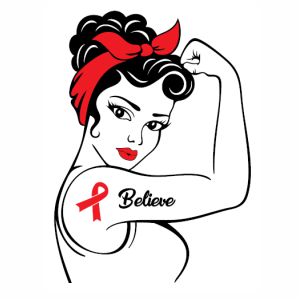 301x301 Believe Women Power Vector