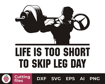 340x270 Powerlifting Vector Etsy