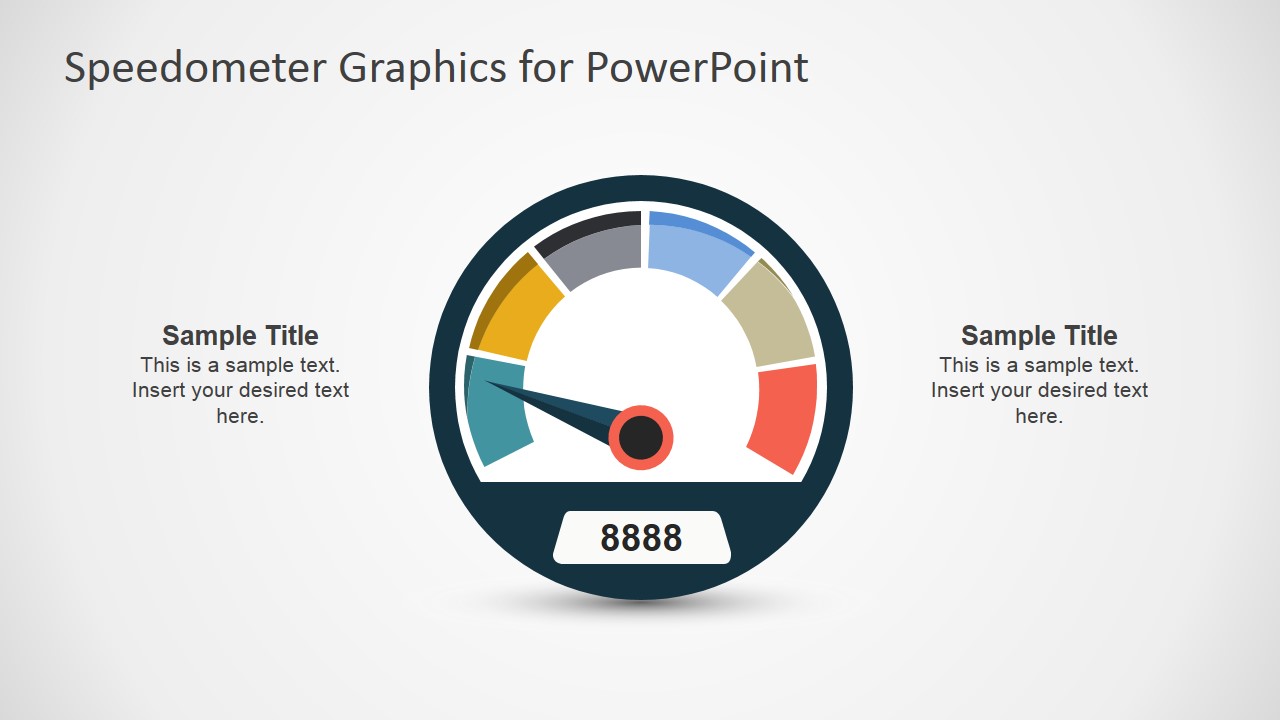 1280x720 Vector Speedometer Graphics For Powerpoint
