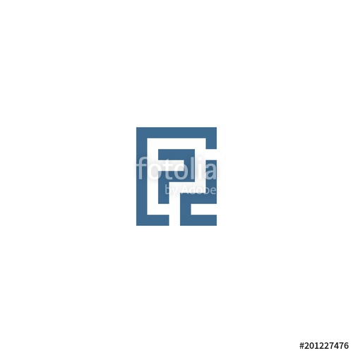 500x500 Pp Logo Icon Monogram Stock Image And Royalty Free Vector