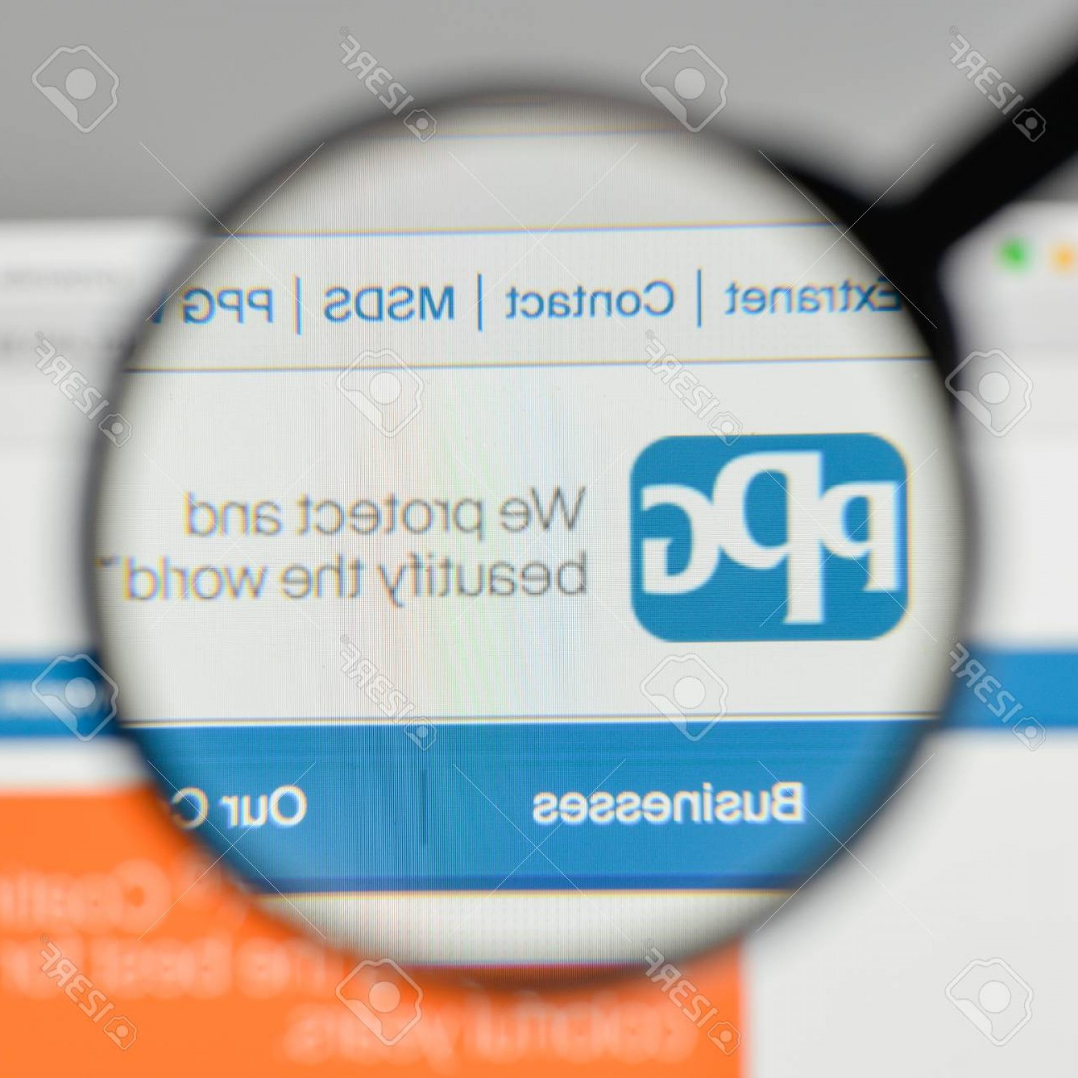 1560x1560 Photomilan Italy November Ppg Industries Logo On The Website