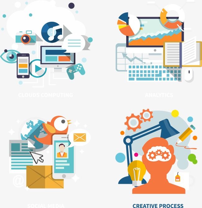 650x671 Vector Decorative Elements Ppt, Vector, Ppt, The Internet Png