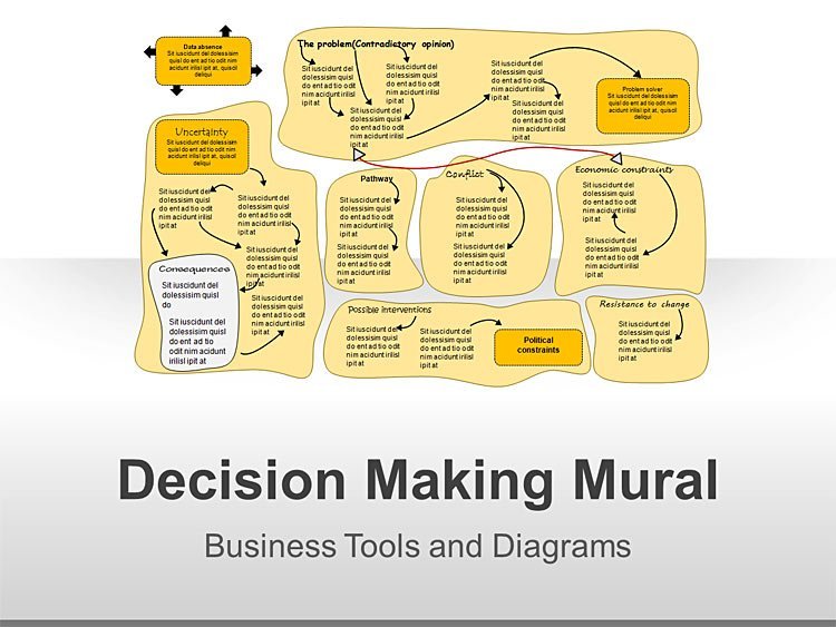 750x563 Decision Making Mural Ppt Template