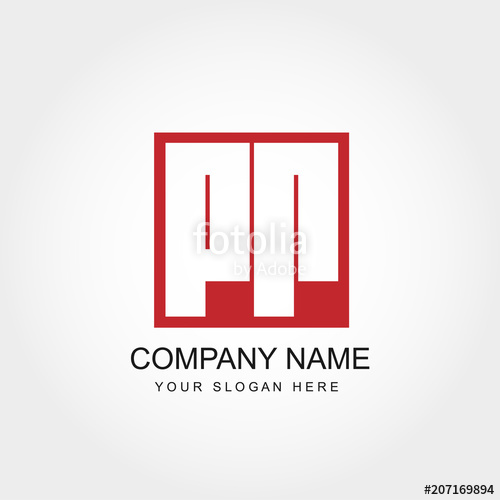 500x500 Initial Letter Pr Logo Vector Design Stock Image And Royalty Free