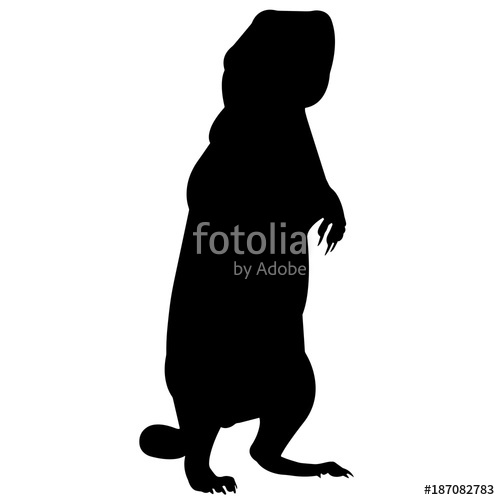 Prairie Dog Silhouette Vector Graphics Stock Image And Royalty 500x500 Prairie Dog Silhouette Vector Graphics Stock Image And Royalty