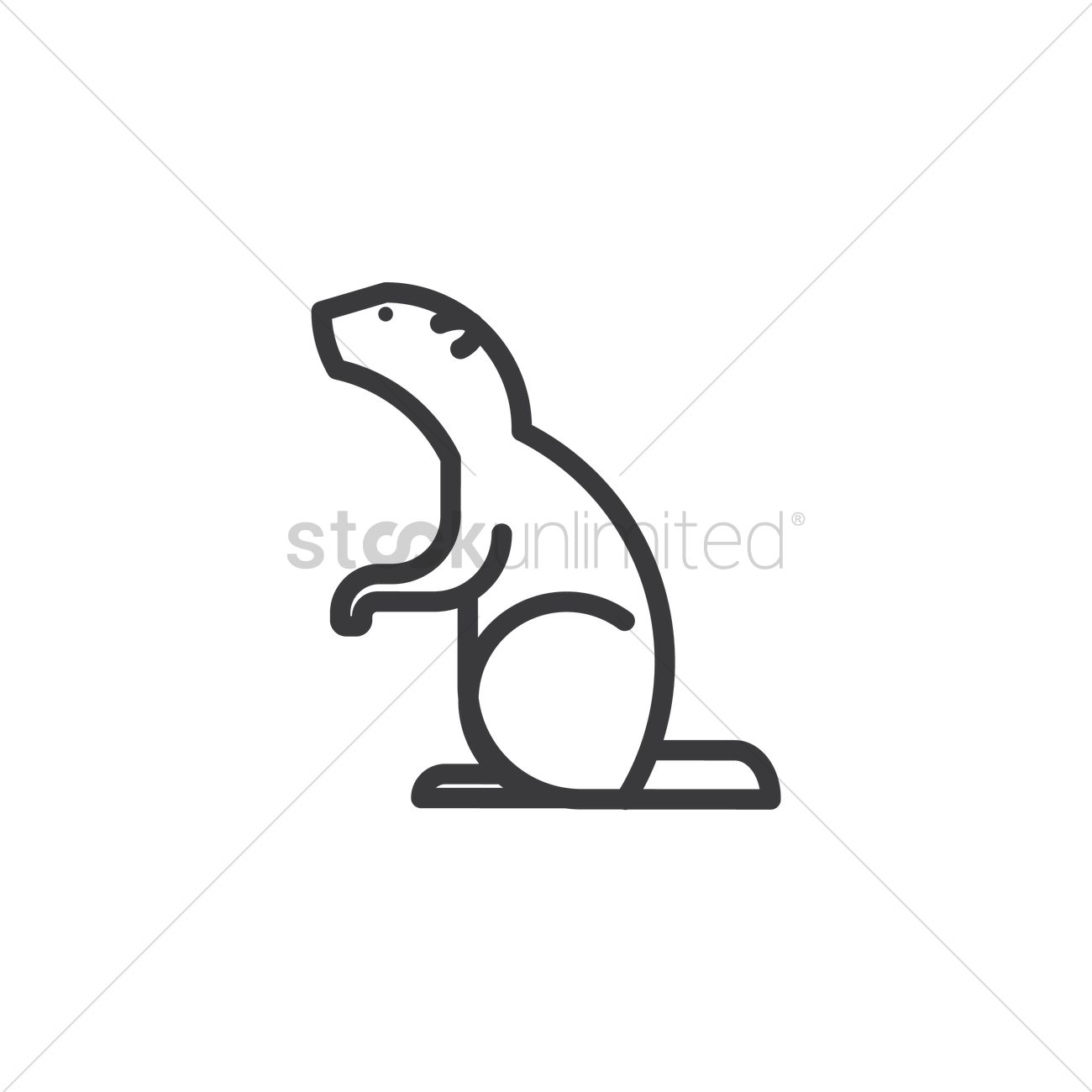 Prairie Dog Vector Image 1300x1300 Prairie Dog Vector Image