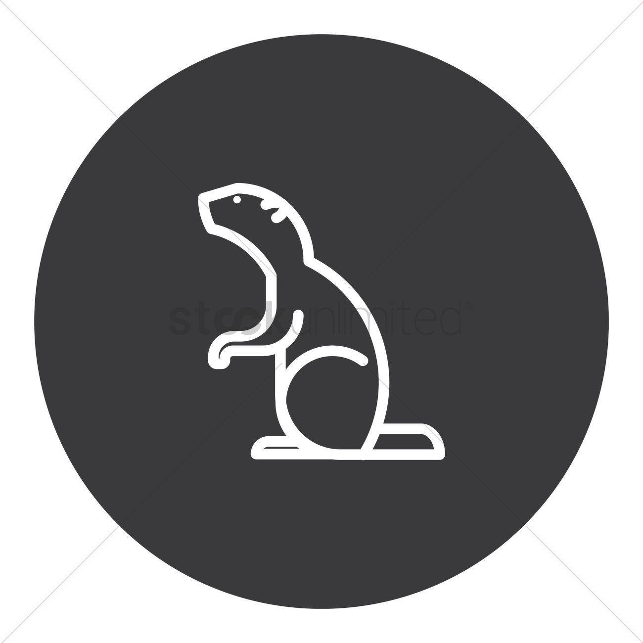 Prairie Dog Vector Image 1300x1300 Prairie Dog Vector Image