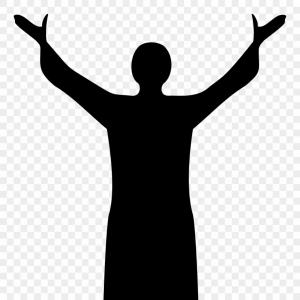 Royalty Free Stock Photo Worship Silhouette Man Praise Format 300x300 Royalty Free Stock Photo Worship Silhouette Man Praise Format