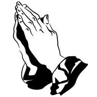 200x200 Praying Hands Free Vector Art