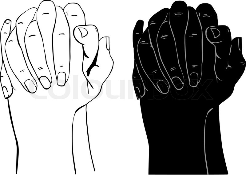 800x571 To Pray Stock Vector Colourbox