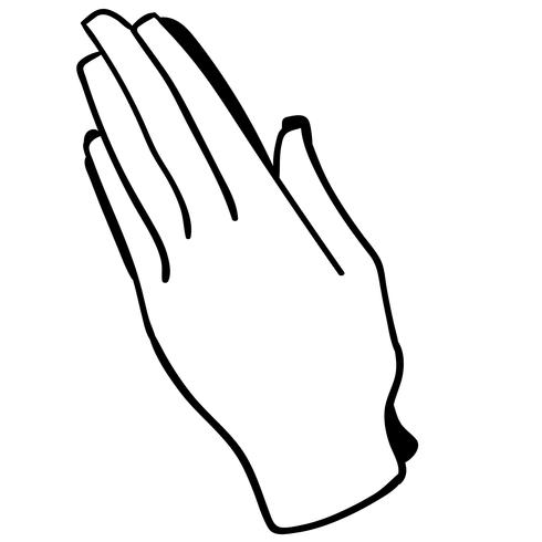 490x490 Praying Hands Vector