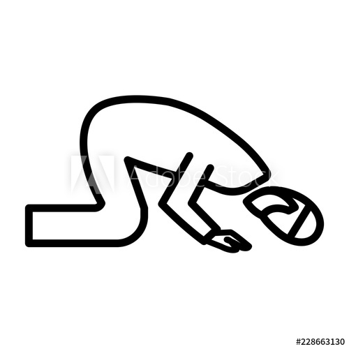 500x500 Namaz Islamic Prayer Vector Icon