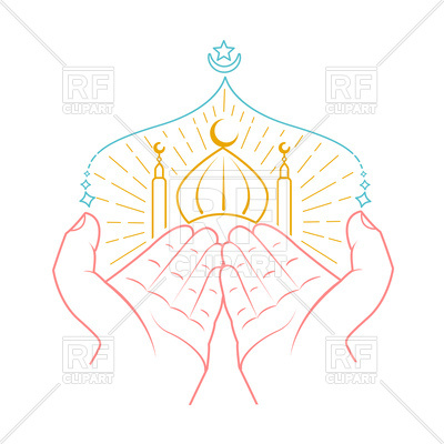 400x400 Icon Of Hands Praying Namaz