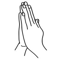 Praying Hands Free Vector Art 200x200 Praying Hands Free Vector Art