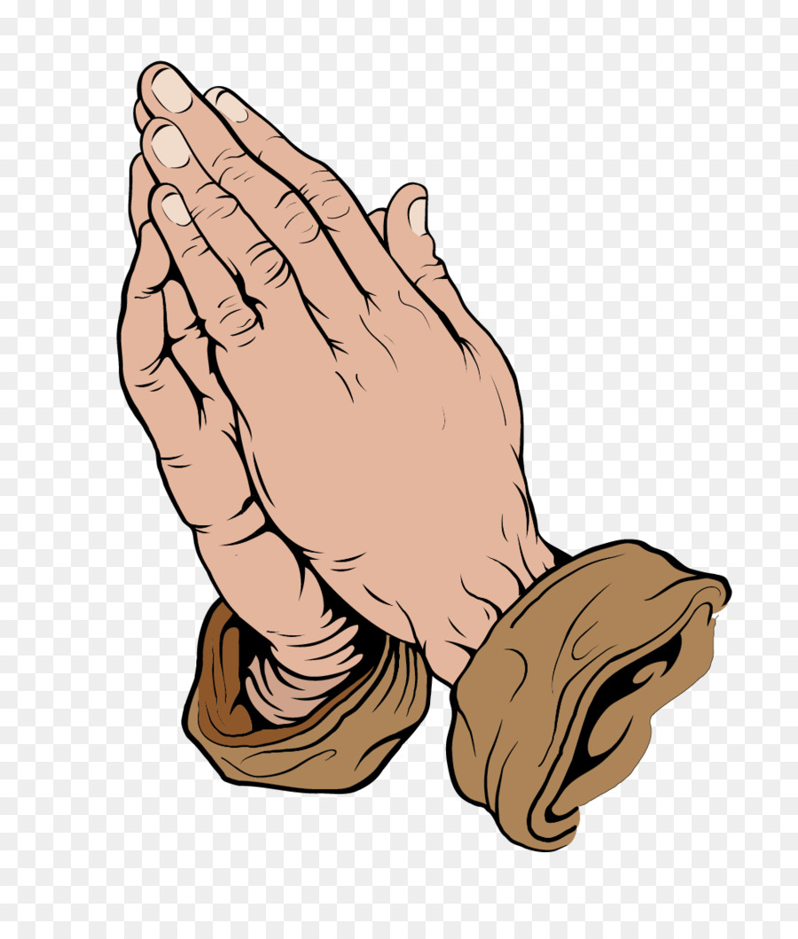 Gold Praying Hands Clip Art