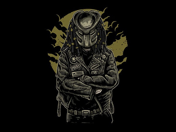 Predator Vector T Shirt Design 600x450 Predator Vector T Shirt Design