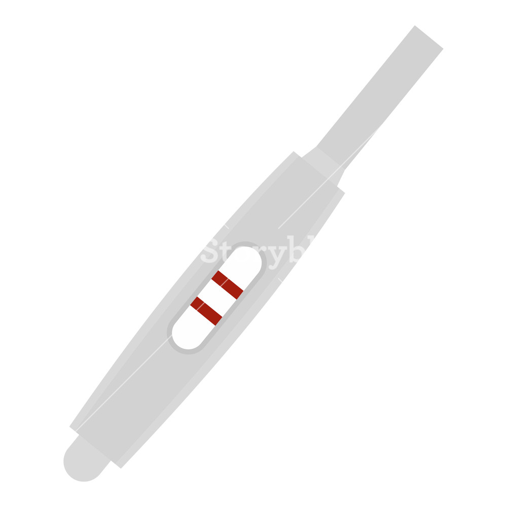 Positive Pregnancy Test Icon Flat Isolated On White Background 1000x1000 Positive Pregnancy Test Icon Flat Isolated On White Background
