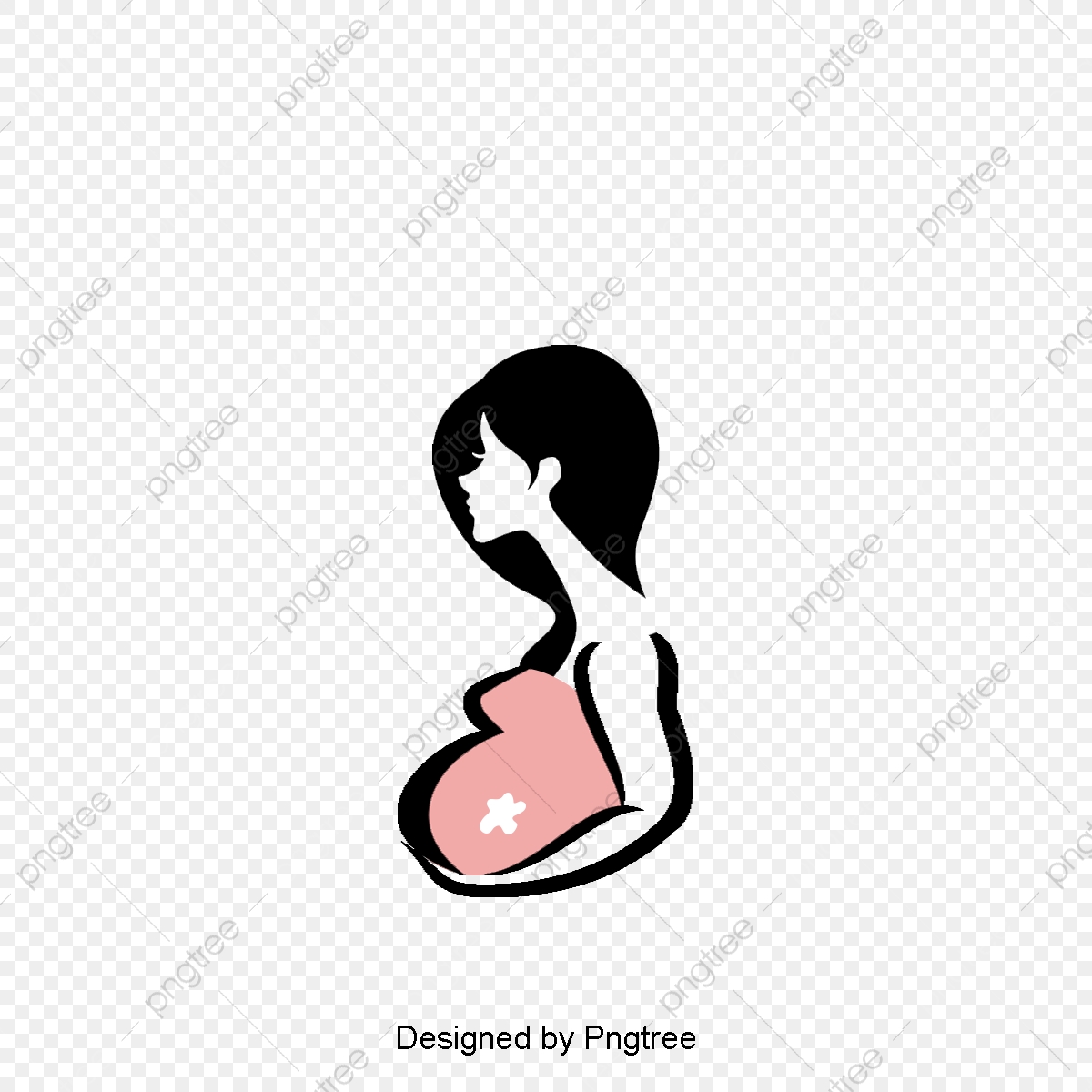 1200x1200 Pregnant, Vector, Pregnant Woman, Sketch Png Transparent Clipart