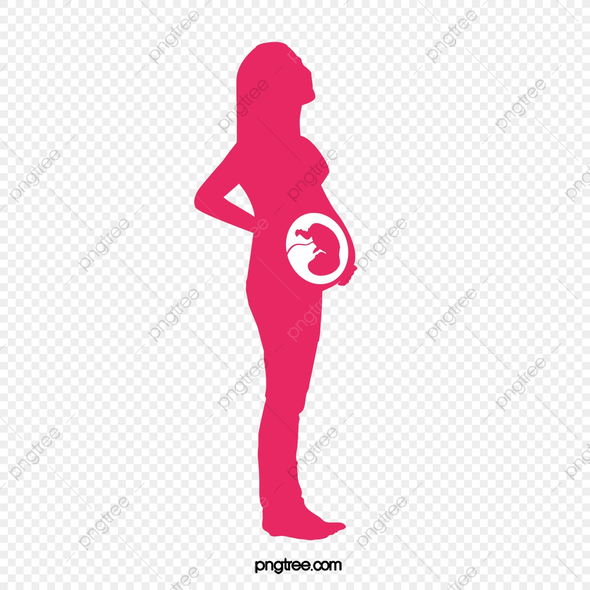 1200x1200 Pregnant Silhouette, Silhouette Vector, Twins, Birth Png