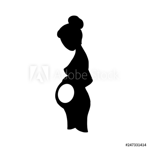 500x500 Pregnant Woman With Empty Belly As Metaphor Of Spontaneous