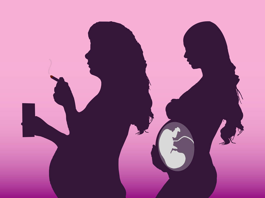 1024x765 Pregnant Women Vector Vector Art Graphics