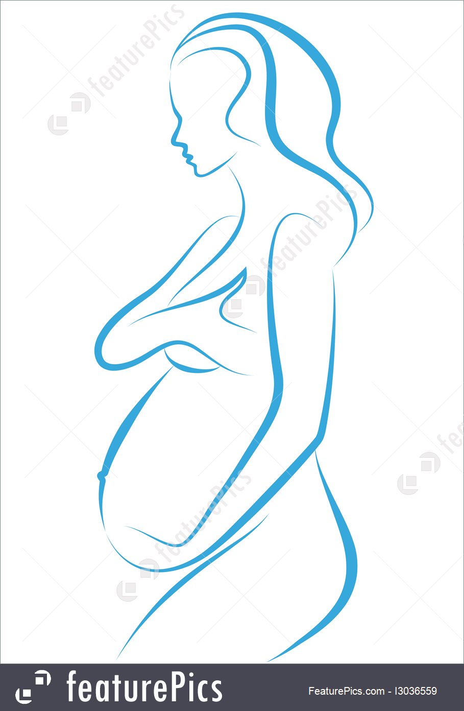 909x1392 Pregnancy Pregnant Woman, Vector