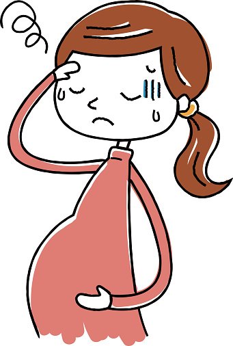 341x506 Pregnant Woman Vector Illustration Premium Clipart