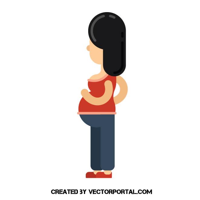 660x660 Pregnant Woman Vector Graphics