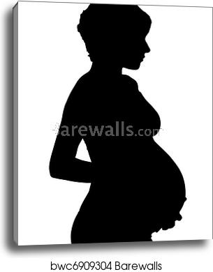 305x390 Silhouette Of Pregnant Woman