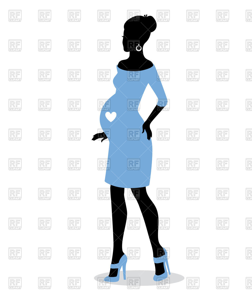 1020x1200 Silhouette Of Pregnant Woman Vector Image Of People Sonneon
