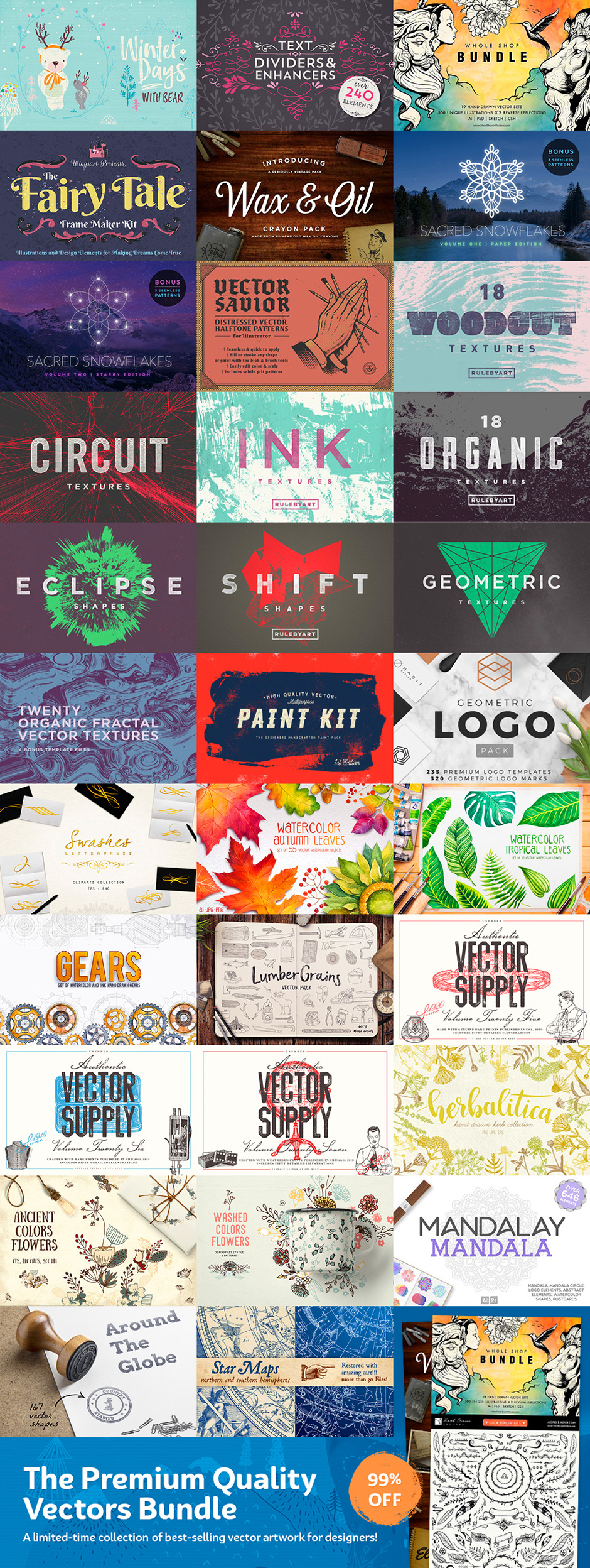 940x2496 The Premium Quality Vectors Bundle