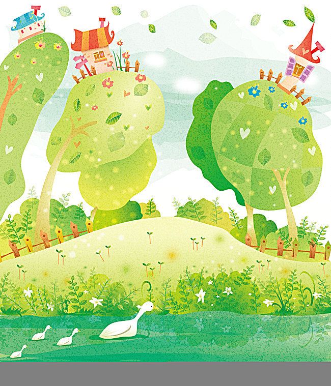 Vector Cartoon Childrens Fairy Tale Castle Preschool Videos Green 650x759 Vector Cartoon Childrens Fairy Tale Castle Preschool Videos Green