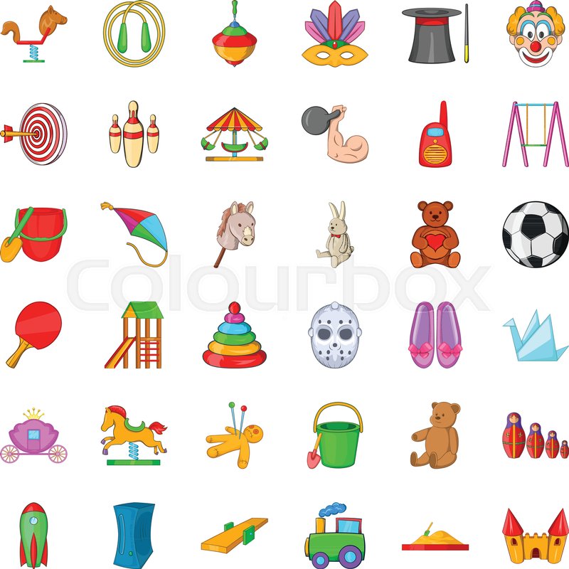 Preschool Icons Set Cartoon Style Of Stock Vector Colourbox 800x800 Preschool Icons Set Cartoon Style Of Stock Vector Colourbox
