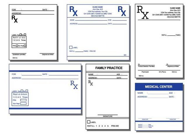 632x443 Prescription Pad Vector Free Vector Download Cannypic