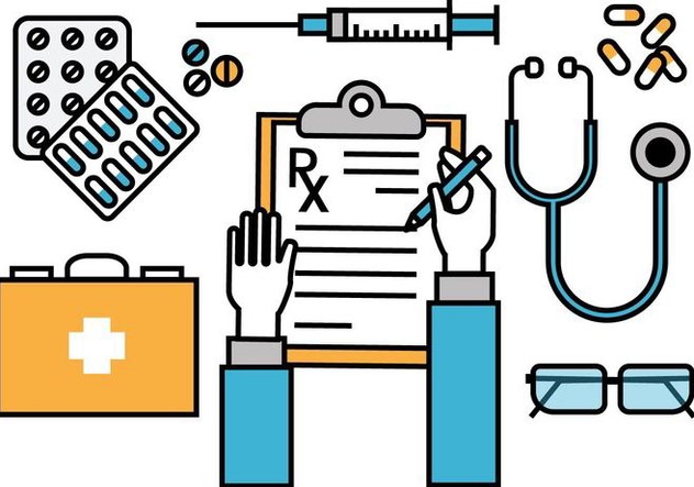 Free Medical Prescription Pad Vector Illustration Free Vector 632x443 Free Medical Prescription Pad Vector Illustration Free Vector