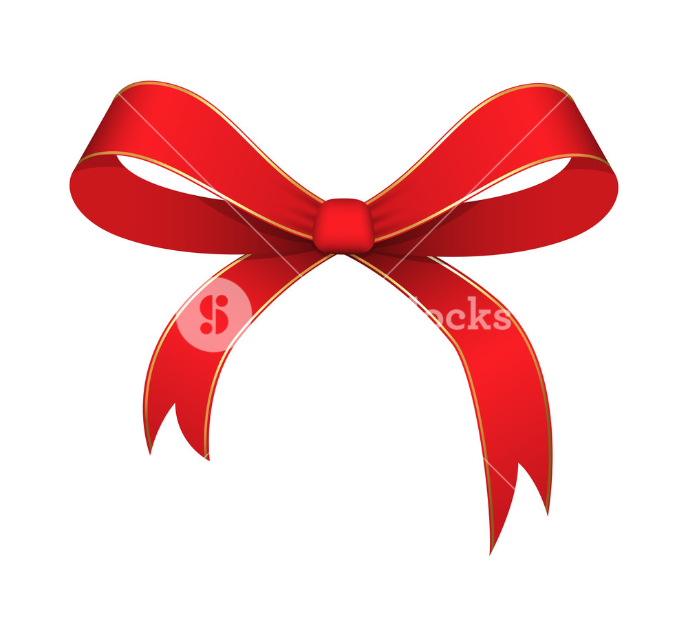 1000x927 Ribbon Bow Vector Illustration Royalty Free Stock Image