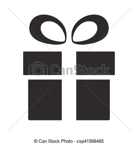 450x470 Gift Or Present Icon Isolated On White Background