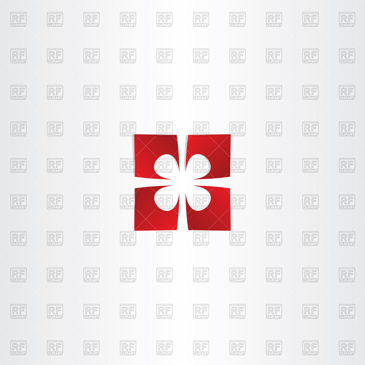 1200x1200 Present Box Top View Icon Vector Image Of Icons And Emblems