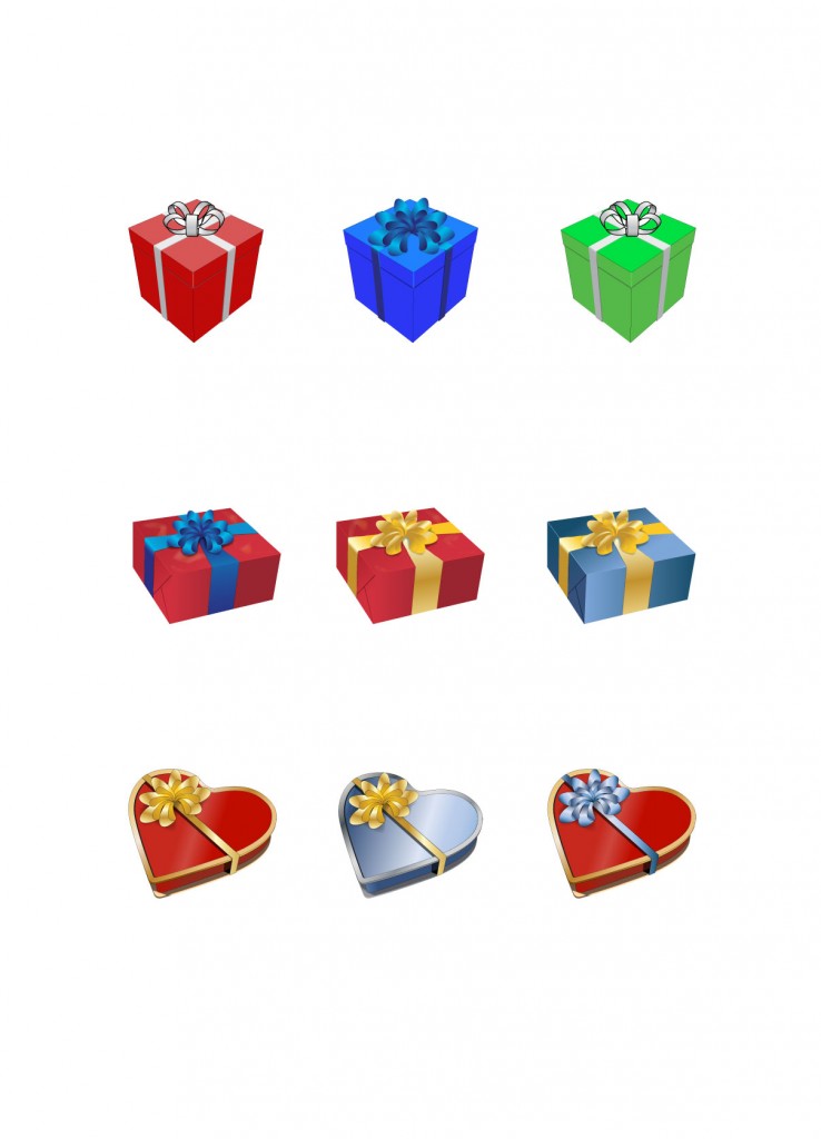 738x1024 Free Vector Gift Presents