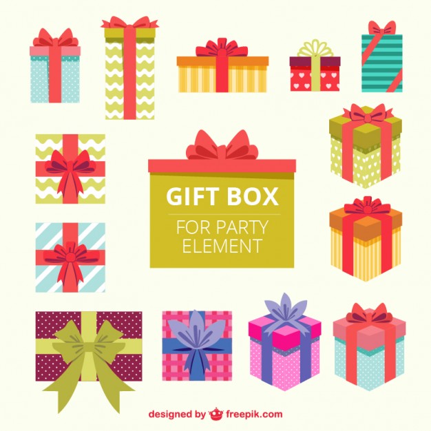 626x626 Gift Boxes For Party Element Vector Free Download