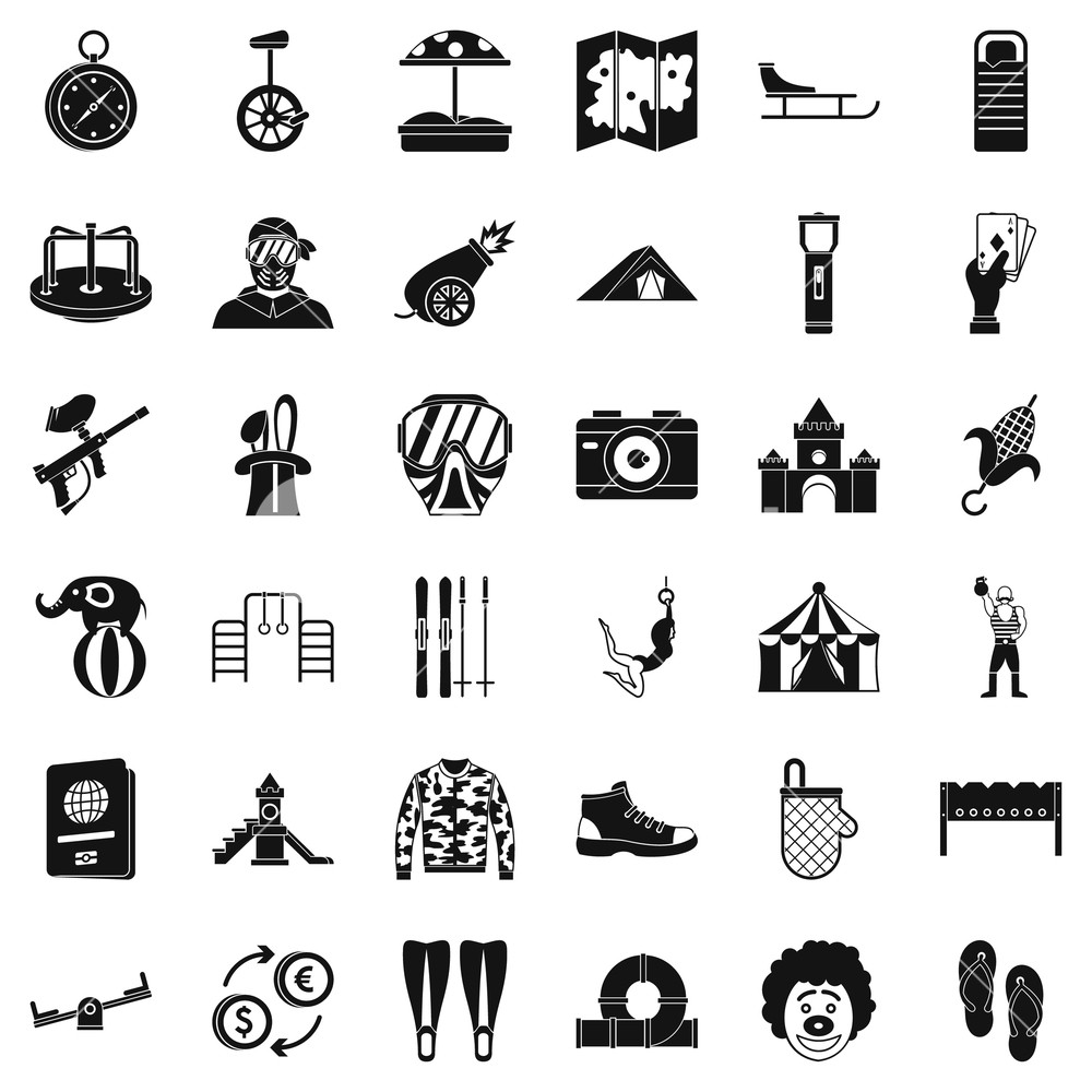 1000x1000 Present Icons Set Simple Style Of Present Vector Icons For Web
