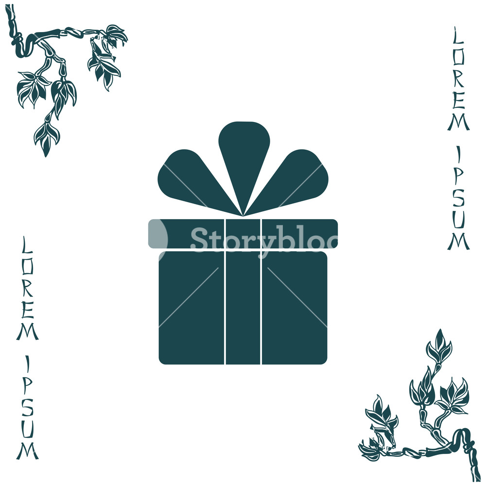 1000x1000 Present Vector Icon Royalty Free Stock Image