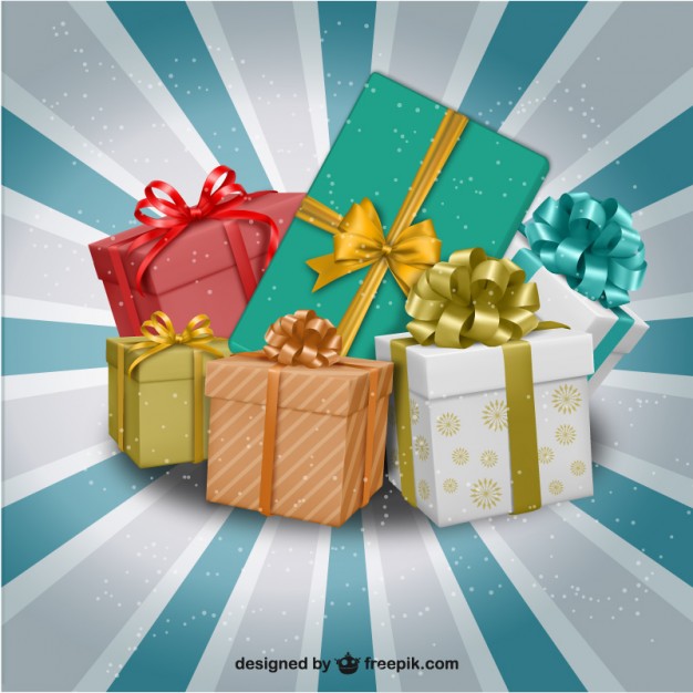 626x626 Christmas Presents Illustration Vector Free Download