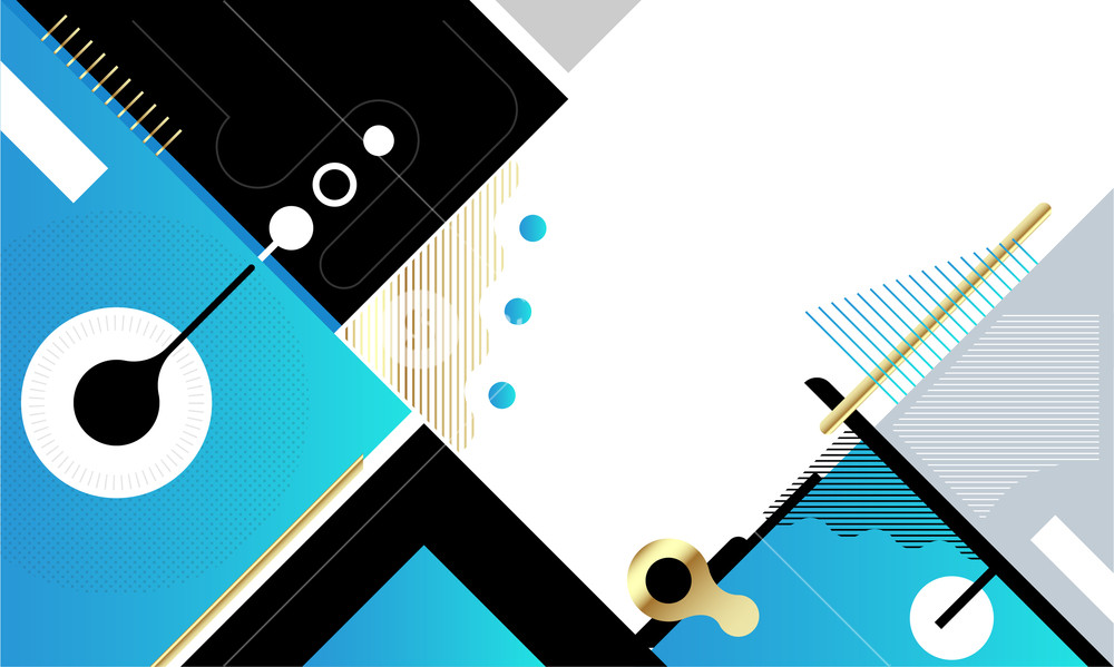 1000x599 Abstract Shape Design For Background Template Business