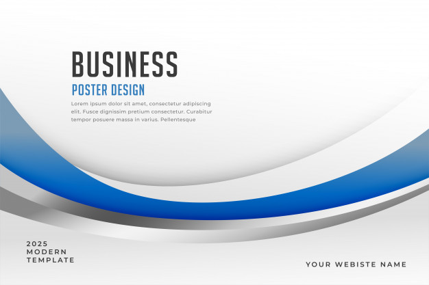 626x417 Stylish Blue Business Presentation Background Vector Free Download