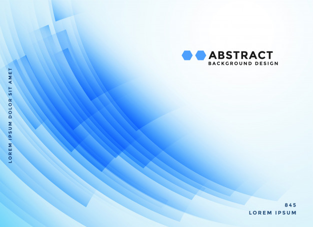 626x455 Abstract Blue Shapes Presentation Background Vector Free Download