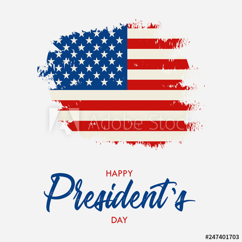 Happy Presidents Day Vector Illustration Hand Drawn Text Lettering 500x500 Happy Presidents Day Vector Illustration Hand Drawn Text Lettering