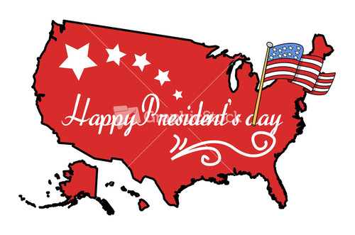 Happy Presidents Day Vector Clipart Cartoon 500x331 Happy Presidents Day Vector Clipart Cartoon